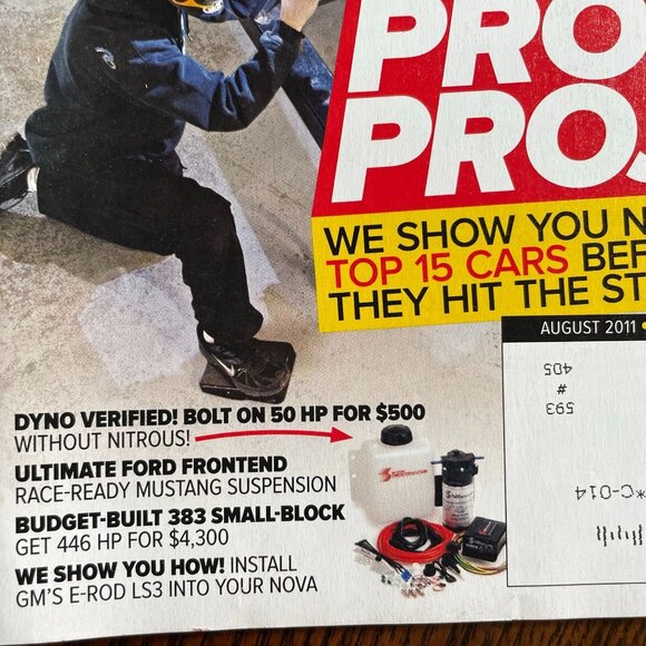 Popular Hot Rodding Magazine August 2011 Vol 51 No 8 u Pro Projects - Picture 2 of 7